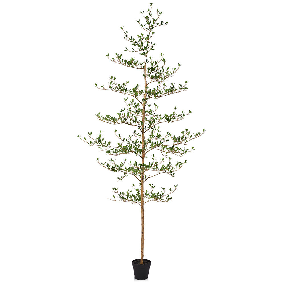 VeriNatural 5/6/7FT Black Olive Tree – Realistic Faux Tree with Natural Trunk & Silk Leaves – Indoor & Outdoor Decor, Low Maintenance, UV Resistant(VN145)