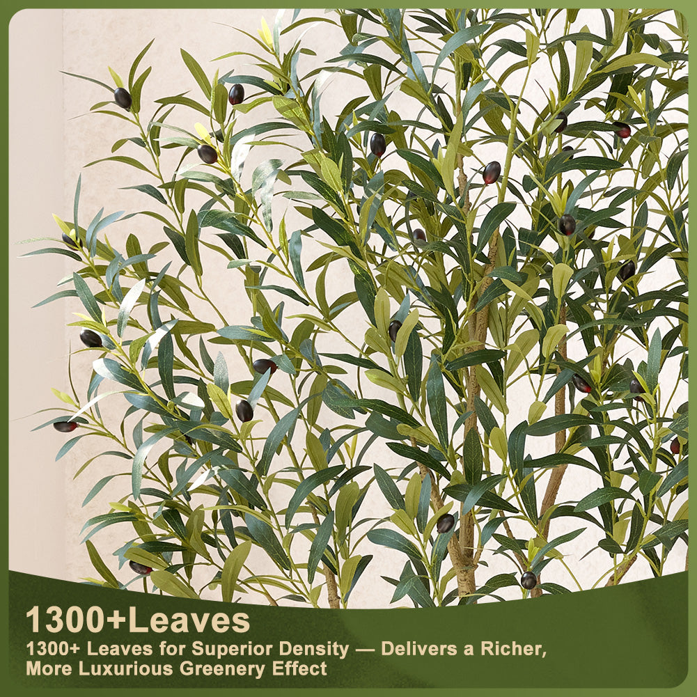 VeriNatural 4/5/6FT Artificial Olive Tree UV Resistant for Indoor & Outdoor (VN126)