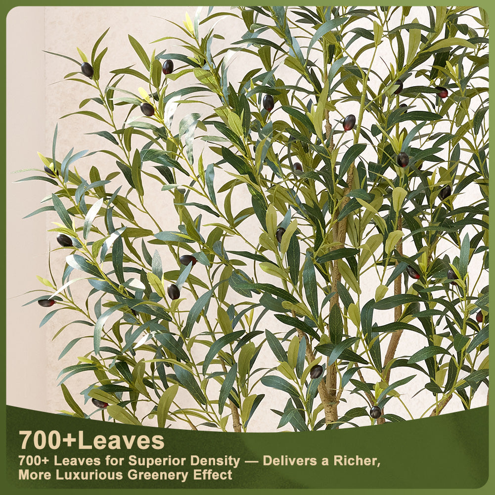VeriNatural 4/5/6FT Artificial Olive Tree UV Resistant for Indoor & Outdoor (VN126)