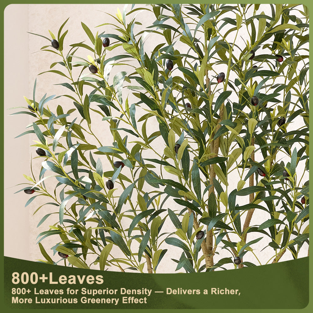 VeriNatural 4/5/6FT Artificial Olive Tree UV Resistant for Indoor & Outdoor (VN126)