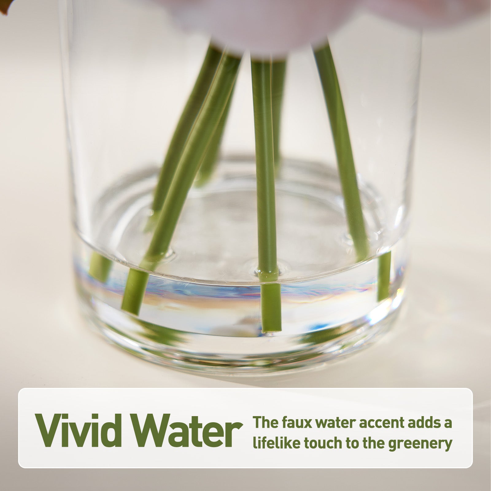 VeriNatural Pink or White Peony Bouquet – 6 Stems, 6 Realistic Blooms in Cylinder Vase with Faux Water, 10.6" Tall Home & Office Decor