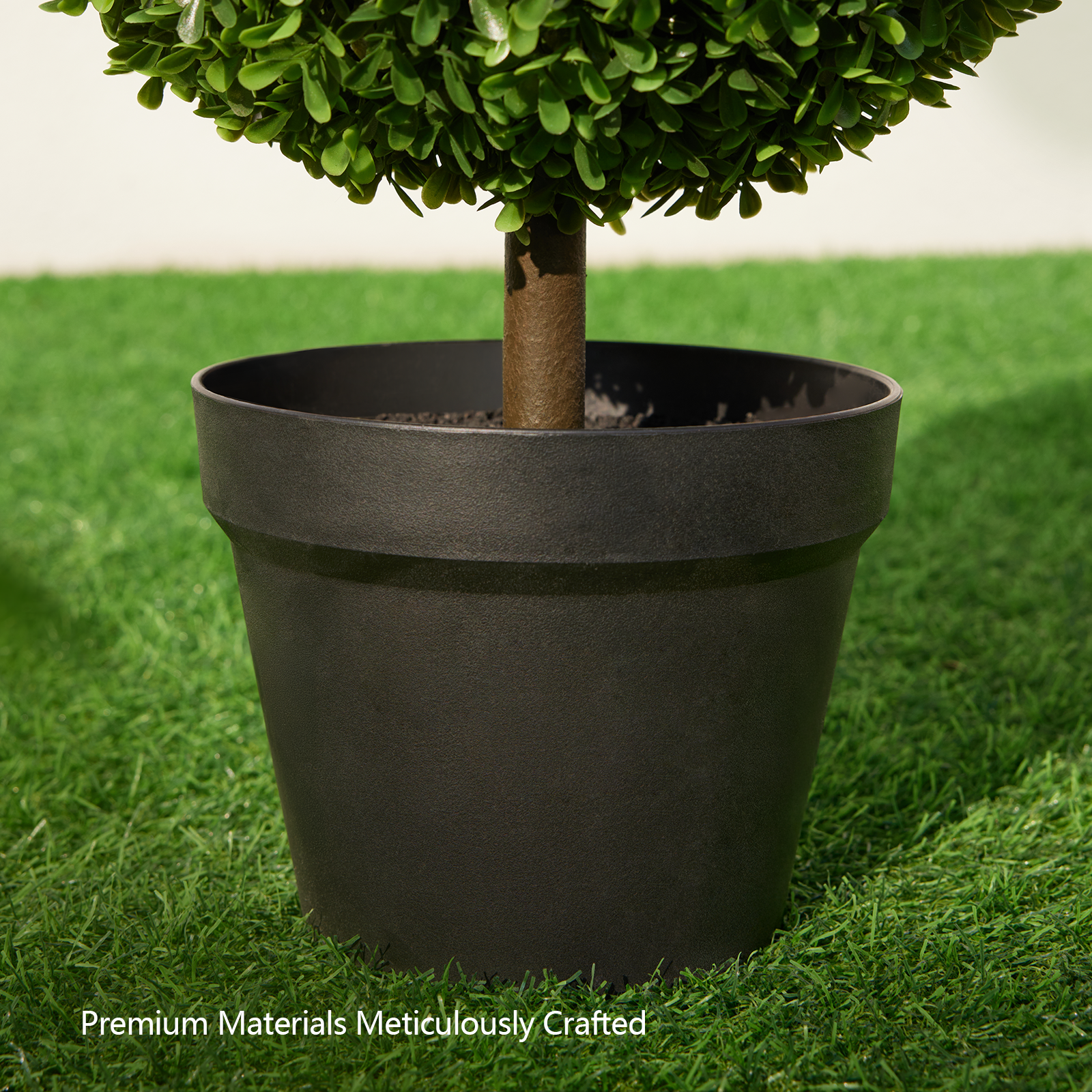 VeriNatural 2-Pack Artificial Boxwood Bunny Topiary – 36" Easter & Spring Decor