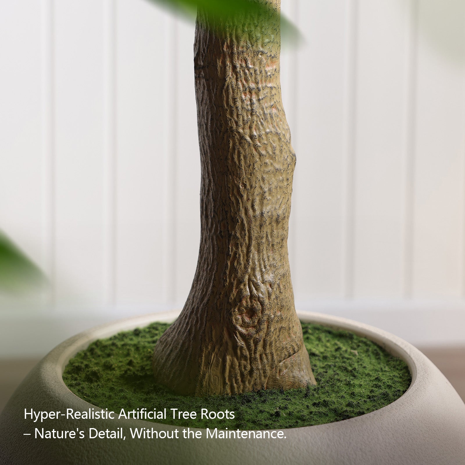 VeriNatural 8FT Artificial Olive Tree – Realistic Tall Faux Olive Tree with UV-Resistant Leaves & Fruits, White Round Planter, Indoor & Outdoor Home, Office & Living Room Decor (VN210)