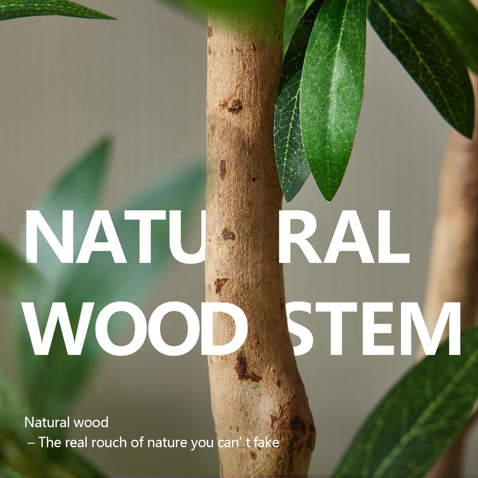 VeriNatural 6/7/8FT Artificial Olive Tree Indoor – Faux Olive Tree with Natural Wood Trunk, Lifelike Fake Plant with White Planter Included, Realistic Artificial Plants for Home, Office & Living Room Decor (VN249)