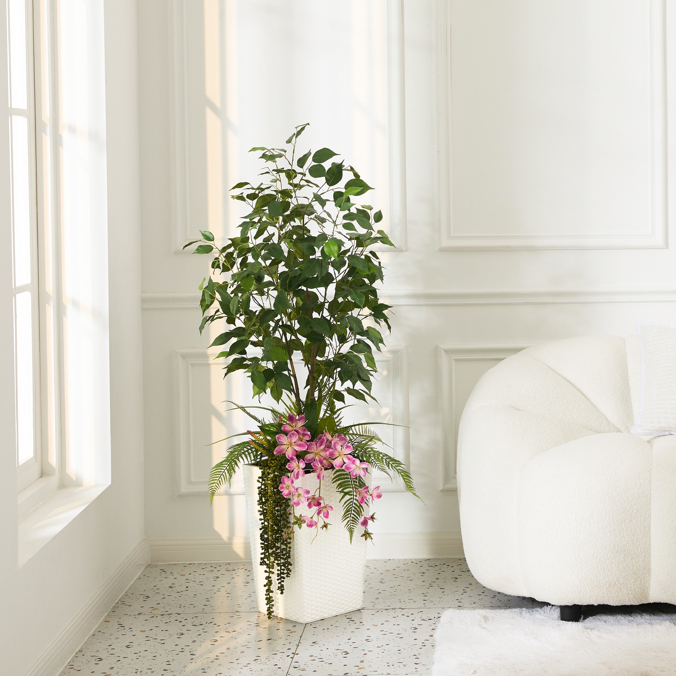 Mixed Fern and Ficus