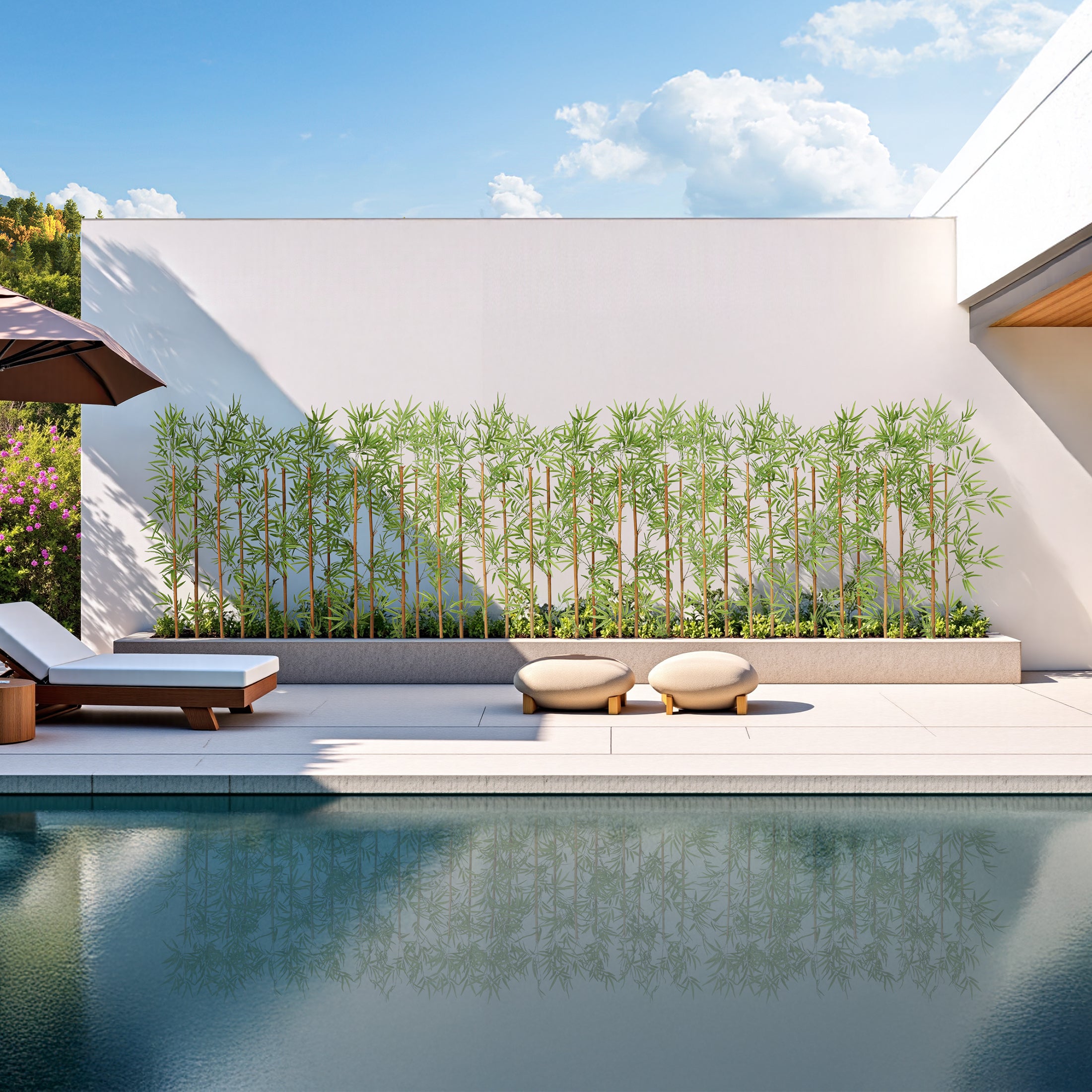 VeriNatural 5/6/7FT Artificial Bamboo Tree, 15/24/36-Stem Faux Bamboo Plant with Natural Stalks, UV Resistant, Lifelike Indoor & Outdoor Greenery (VN144)