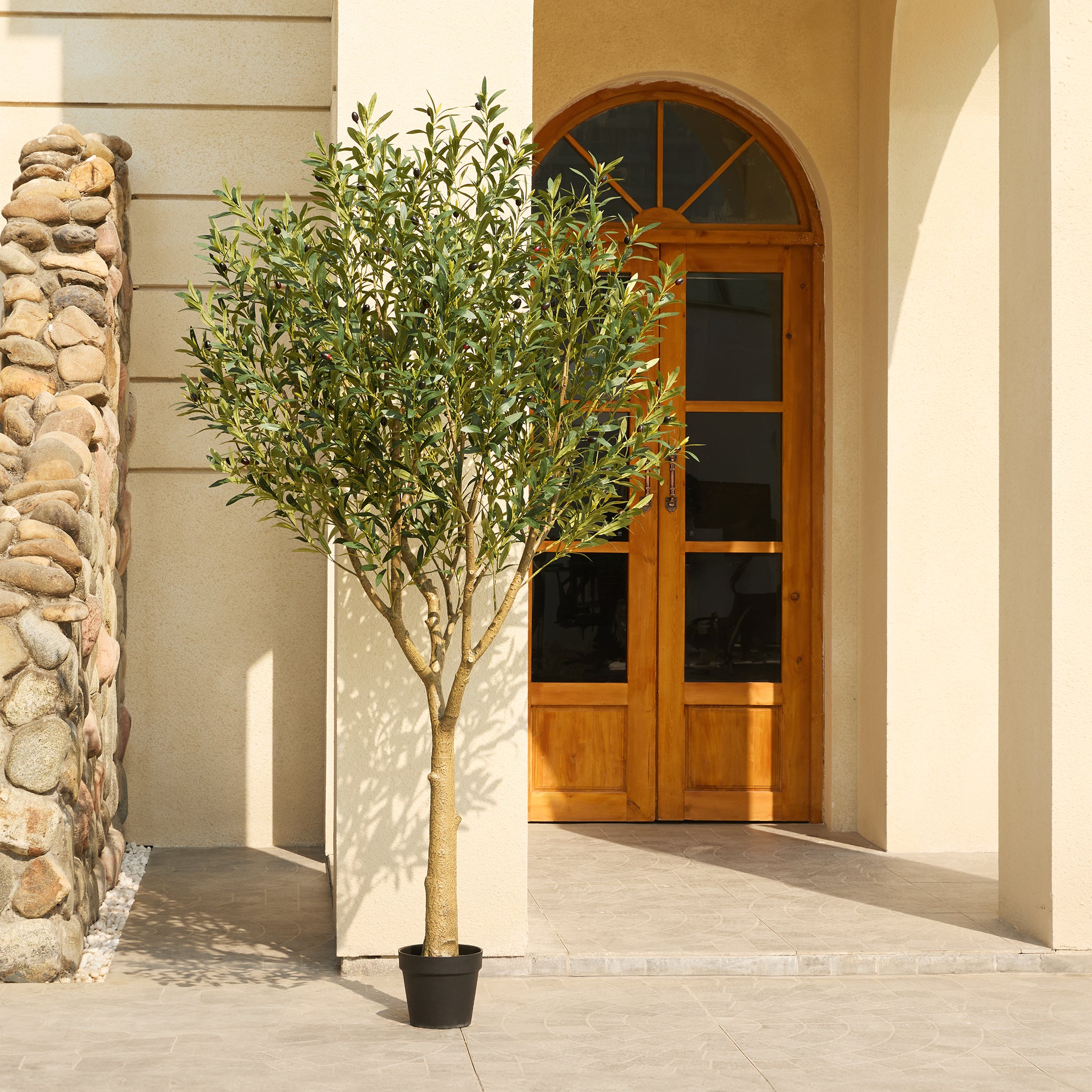VeriNatural 5/6/7/8FT Artificial Olive Tree UV Resistant for Indoor &