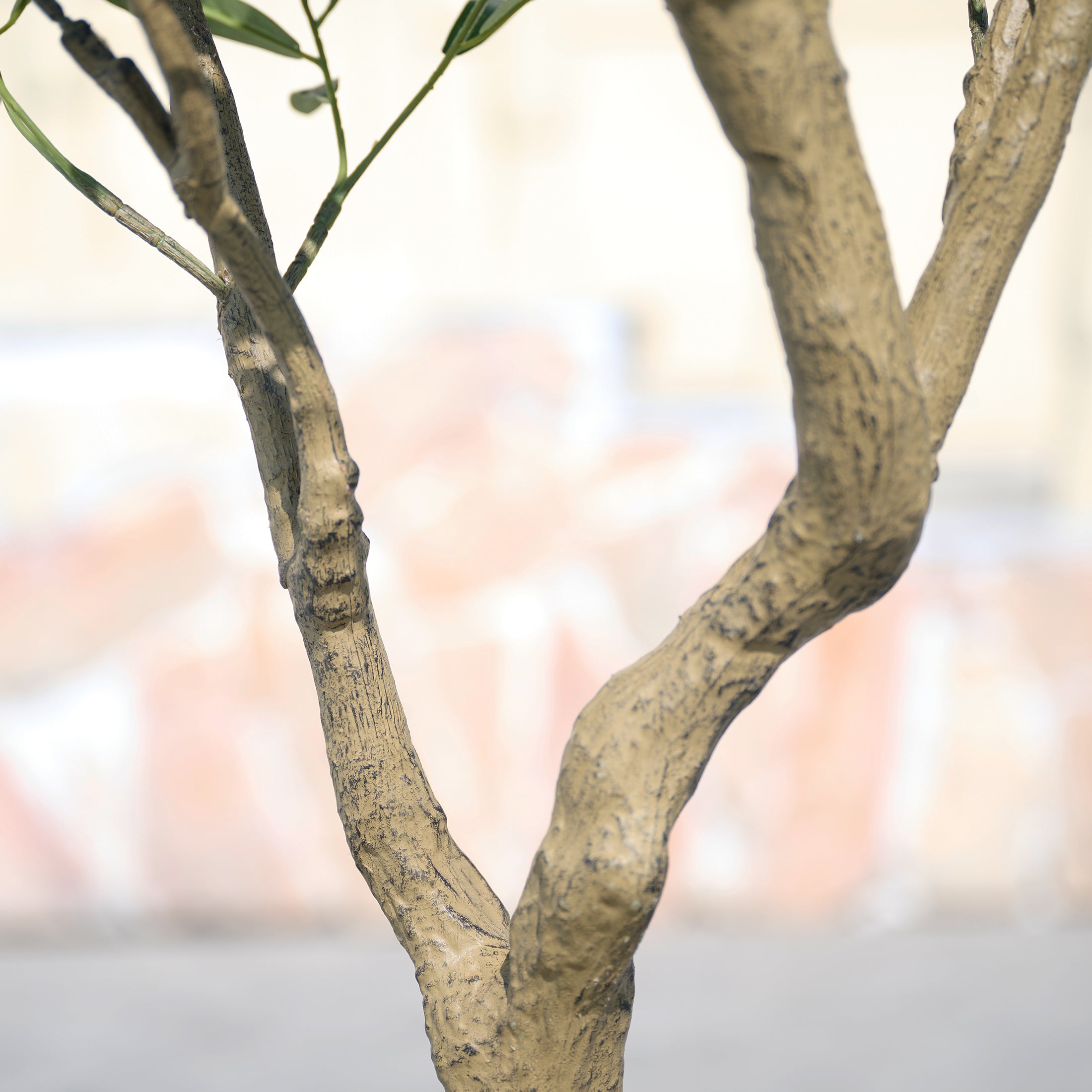VeriNatural 5/6/7FT UV Resistant and Full-bodied Artificial Olive Tree with Black Planter for Indoor & Outdoor(VN154)