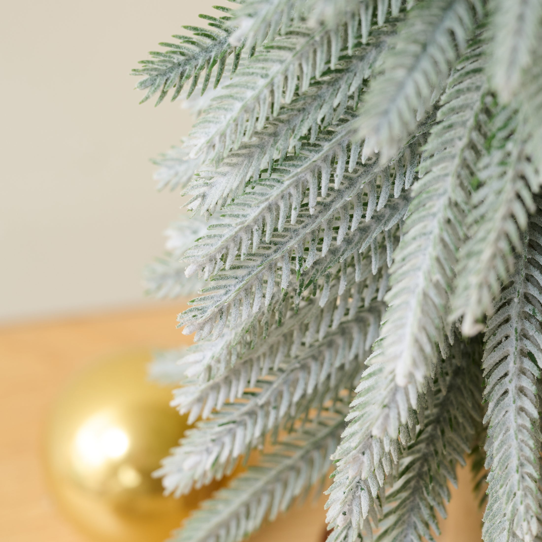 VeriNatural Mini Pine Tree 2-Pack – 19 Inch Tabletop Christmas Trees with Wood Base, Green & Snowy White PE Artificial Mini Trees for Mantel, Shelf, Office & Christmas Home Decor