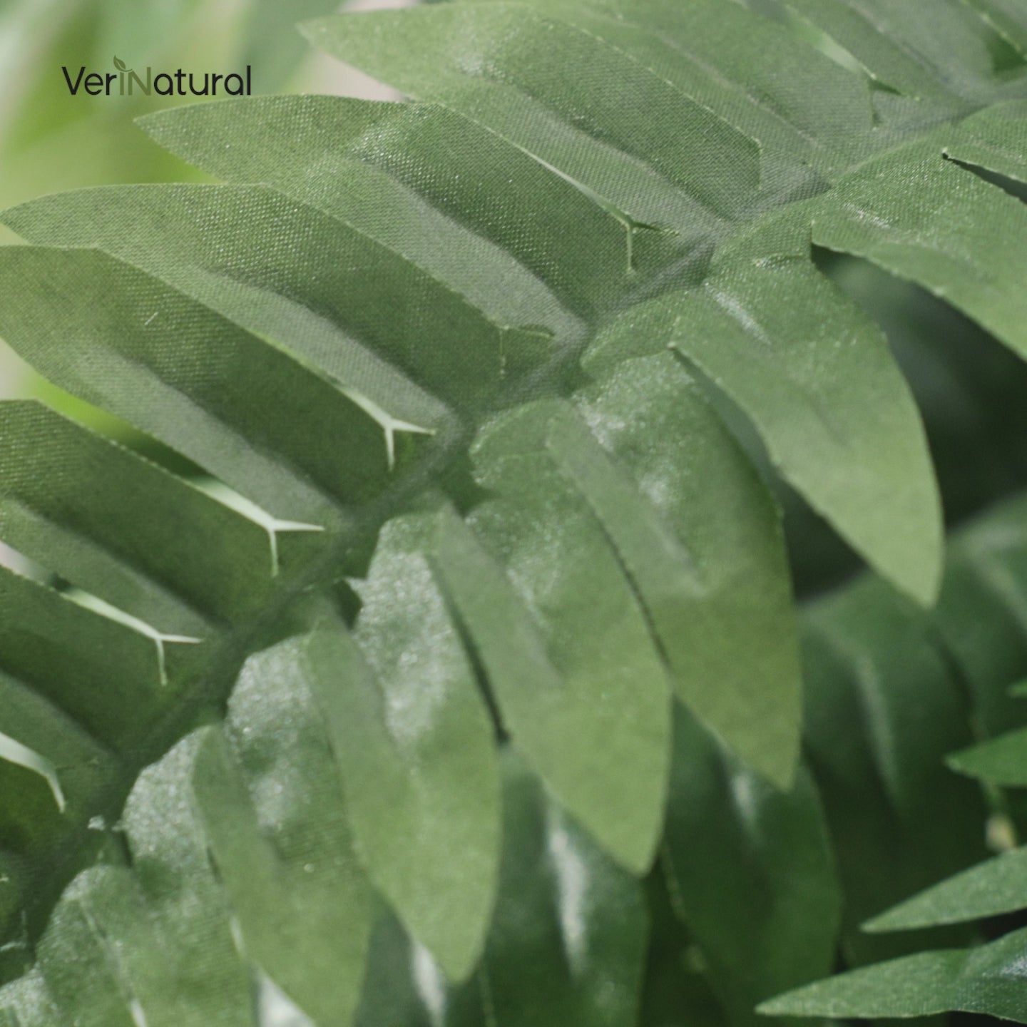 VeriNatural 33/39 Fronds UV Resistant Artificial Boston Fern Bush for Indoor & Outdoor（1/2/4-Pack）（VN141）