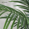 VeriNatural 4FT Mixed Fern and Plam Artificial Plants with Black/White Taper Planter for Indoor & Outdoor（VN148）
